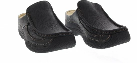 Wolky Comfortschoenen Roll Slide Zwart Leer 12 Wolky Comfortschoenen Roll Slide Zwart Leer - Afbeelding 10