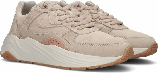 HUB Eclipse Lage Sneakers - Dames - Beige - Maat 41 4 HUB Eclipse Lage Sneakers - Dames - Beige - Maat 41 - Afbeelding 2