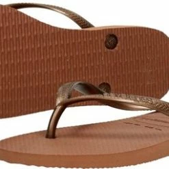 Havaianas Slim Dames Slippers - Rust/Metallic Copper - Maat 41/42 -Dames-schoenen Verkoop 550x255
