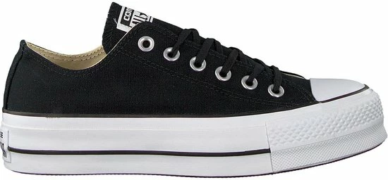 Converse Chuck Taylor All Star Lift Ox Lage Sneakers - Dames - Zwart - Maat 37 32 Converse Chuck Taylor All Star Lift Ox Lage Sneakers - Dames - Zwart - Maat 37 - Afbeelding 30