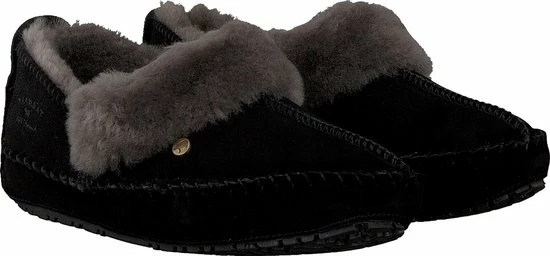 Warmbat Barrine Suede Dames Pantoffels - Black - Maat 42 16 Warmbat Barrine Suede Dames Pantoffels - Black - Maat 42 - Afbeelding 14