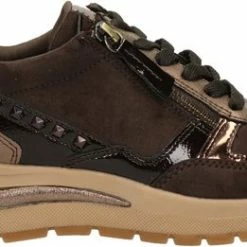Tamaris Sneakers Bruin Synthetisch - Dames - Maat 40