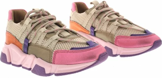 Dames Sneakers Dwrs Los Angeles Purple Beige - Maat 41 4 Dames Sneakers Dwrs Los Angeles Purple Beige - Maat 41 - Afbeelding 2