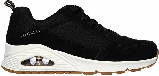 Skechers Uno-Two For The Show Dames Sneakers - Black - Maat 36 3 Skechers Uno-Two For The Show Dames Sneakers - Black - Maat 36