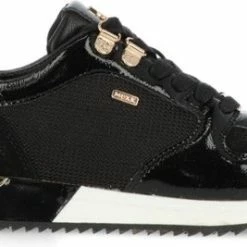 Mexx Sneaker Fleur - Zwart - Dames - Sneakers - Maat 39 -Dames-schoenen Verkoop 550x267 16