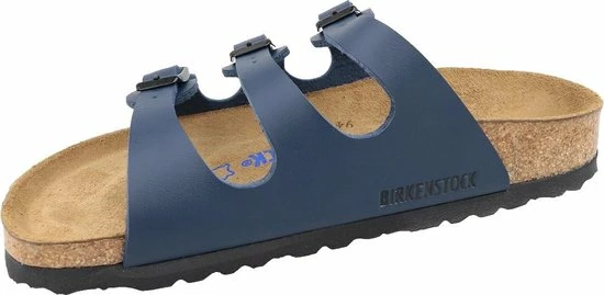 Birkenstock Florida BF WB Narrow Dames Slippers - Blue - Maat 40 16 Birkenstock Florida BF WB Narrow Dames Slippers - Blue - Maat 40 - Afbeelding 14