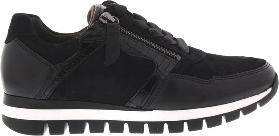 Gabor 96.438 Dames Sneakers - Zwart - Maat 38 3 Gabor 96.438 Dames Sneakers - Zwart - Maat 38