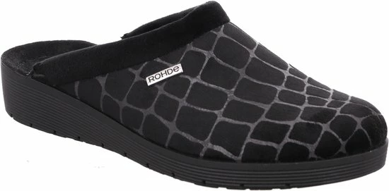 Rohde Dames Pantoffel Muil - 2339-90 Zwart Bedrukt - Maat 41 10 Rohde Dames Pantoffel Muil - 2339-90 Zwart Bedrukt - Maat 41 - Afbeelding 8