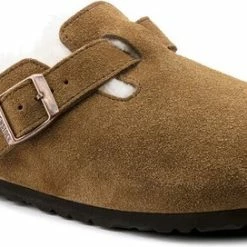 Birkenstock Boston Narrow Dames Clogs - Mink - Maat 40