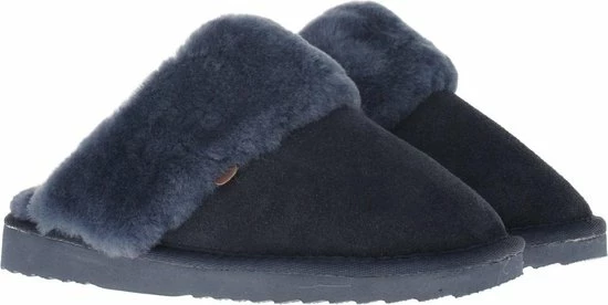 Warmbat Flurry Suede Dames Pantoffels - Dark Navy - Maat 41 10 Warmbat Flurry Suede Dames Pantoffels - Dark Navy - Maat 41 - Afbeelding 8