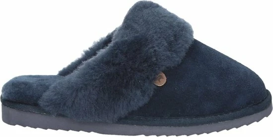 Warmbat Flurry Suede Dames Pantoffels - Dark Navy - Maat 41 18 Warmbat Flurry Suede Dames Pantoffels - Dark Navy - Maat 41 - Afbeelding 16