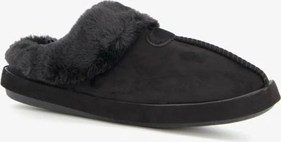 Thu!s Dames Pantoffels - Zwart - Maat 38 - Sloffen 3 Thu!s Dames Pantoffels - Zwart - Maat 38 - Sloffen