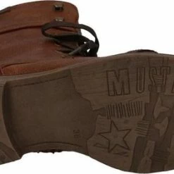 Mustang Dames Veterboot - Cognac - Maat 38 -Dames-schoenen Verkoop 550x282