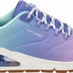 Skechers Street Uno 2 Dames Sneaker - Blauw Multi - Maat 41