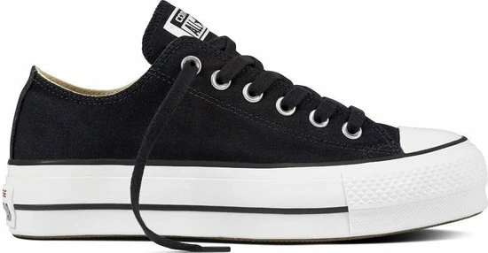 Converse Chuck Taylor All Star Lift Ox Lage Sneakers - Dames - Zwart - Maat 37 11 Converse Chuck Taylor All Star Lift Ox Lage Sneakers - Dames - Zwart - Maat 37 - Afbeelding 9