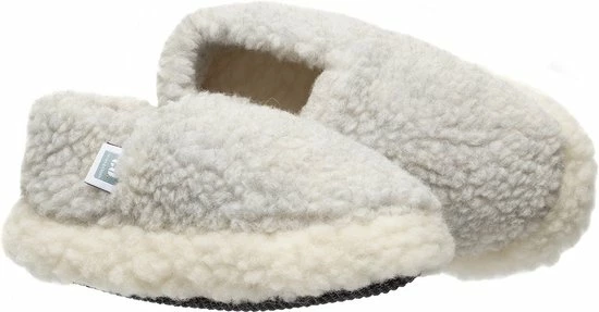 LuLu Wonen LuLu- Pantoffels Dames - Sloffen - Grijs Wit - 100% Schapenwol - Antislip Zool - Maat 36 3 LuLu Wonen LuLu- Pantoffels Dames - Sloffen - Grijs Wit - 100% Schapenwol - Antislip Zool - Maat 36