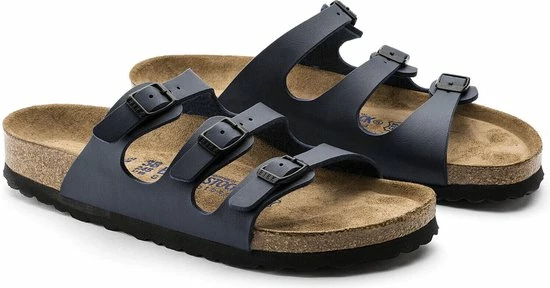 Birkenstock Florida BF WB Narrow Dames Slippers - Blue - Maat 40 19 Birkenstock Florida BF WB Narrow Dames Slippers - Blue - Maat 40 - Afbeelding 17