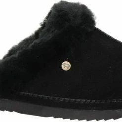 Warmbat Lismore Suede Dames Pantoffels - Black - Maat 37 -Dames-schoenen Verkoop 550x288 6