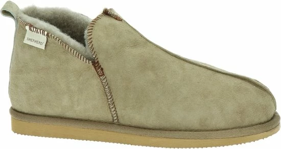 Shepherd Annie Dames Pantoffels - Taupe - Maat 37 4 Shepherd Annie Dames Pantoffels - Taupe - Maat 37 - Afbeelding 2