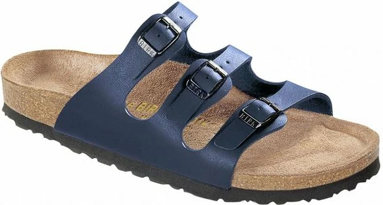 Birkenstock Florida BF WB Narrow Dames Slippers - Blue - Maat 40 4 Birkenstock Florida BF WB Narrow Dames Slippers - Blue - Maat 40 - Afbeelding 2