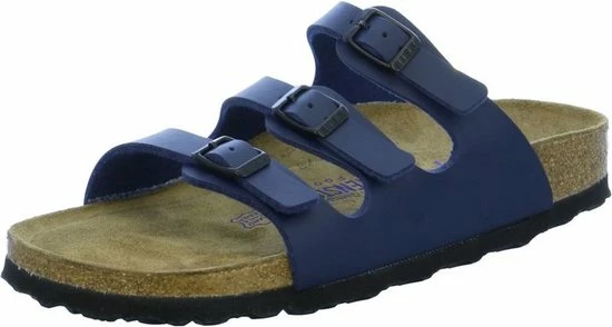 Birkenstock Florida BF WB Narrow Dames Slippers - Blue - Maat 40 13 Birkenstock Florida BF WB Narrow Dames Slippers - Blue - Maat 40 - Afbeelding 11