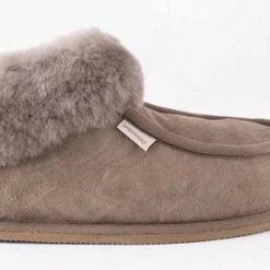 Shepherd Lena Dames Sloffen - Stone - Maat 40