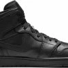 Nike Air Jordan 1 Mid Black, Size US 8,5 EUR 42 -Dames-schoenen Verkoop 550x297 1