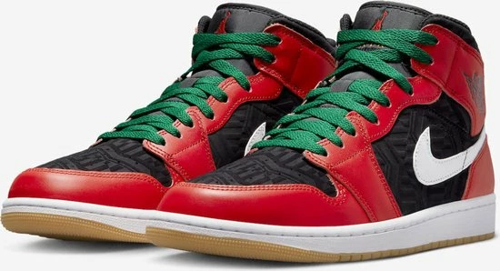 NIKE AIR JORDAN 1 MID SE "CHRISTMAS" - Maat: 35 3 NIKE AIR JORDAN 1 MID SE "CHRISTMAS" - Maat: 35