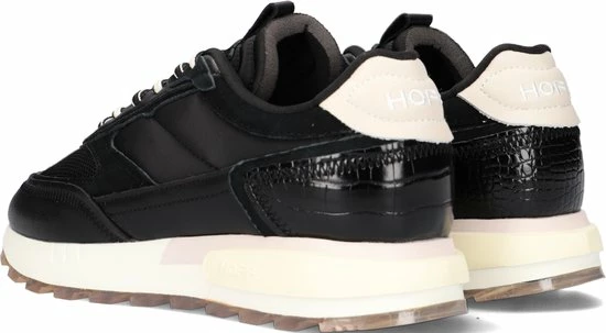 The Hoff Brand Woodlands Lage Sneakers - Leren Sneaker - Dames - Zwart - Maat 37 5 The Hoff Brand Woodlands Lage Sneakers - Leren Sneaker - Dames - Zwart - Maat 37 - Afbeelding 3