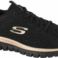 Skechers Graceful Get Connected Sneakers Zwart - Maat 41
