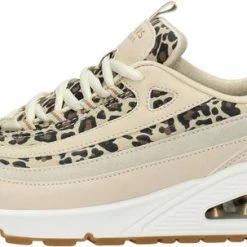 Skechers Uno Wild Streets Dames Sneakers - White/Leopard - Maat 39 -Dames-schoenen Verkoop 550x303 5