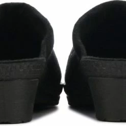 Rohde Vrouwen Suède Harde Zool Pantoffels / Open Sloffen - 2455 - Zwart - Maat 38 -Dames-schoenen Verkoop 550x306 1