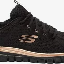 Skechers Graceful Get Connected Sneakers Zwart - Maat 41 -Dames-schoenen Verkoop 550x306 9