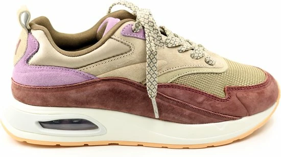 HOFF Sneakers Dames - Lage Sneakers / Damesschoenen - Suède - Big Ben - Nude - Maat 39 13 HOFF Sneakers Dames - Lage Sneakers / Damesschoenen - Suède - Big Ben - Nude - Maat 39 - Afbeelding 11