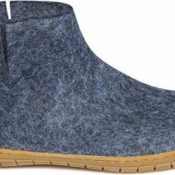 Glerups Laars Met Rubber Zool-Blauw-41