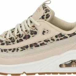 Skechers Uno Wild Streets Dames Sneakers - White/Leopard - Maat 39 -Dames-schoenen Verkoop 550x312 2