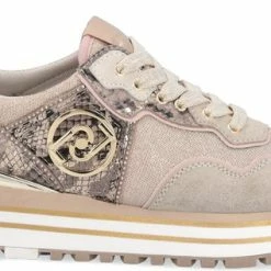 Liu Jo Maxi Wonder 24 Dames Sneakers - Licht Goud - Maat 39