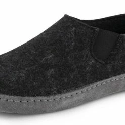 Travelin' In-Home Dames Sloffen - Wollen Pantoffels - Suede Zool - Grijs - Maat 40 -Dames-schoenen Verkoop 550x318 12