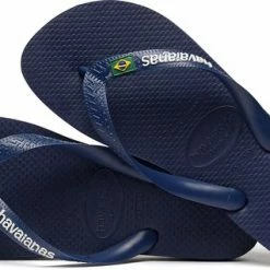 Havaianas Brasil Logo Unisex Slippers - Navy Blue - Maat 35/36 23 Havaianas Brasil Logo Unisex Slippers - Navy Blue - Maat 35/36 -Dames-schoenen Verkoop 550x318 15
