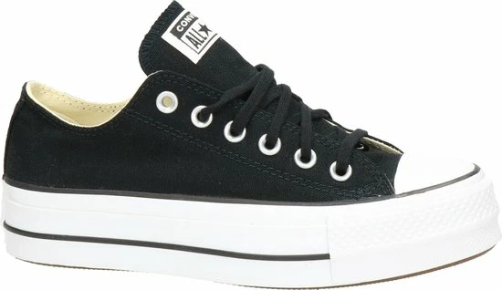 Converse Chuck Taylor All Star Lift Ox Lage Sneakers - Dames - Zwart - Maat 37 4 Converse Chuck Taylor All Star Lift Ox Lage Sneakers - Dames - Zwart - Maat 37 - Afbeelding 2