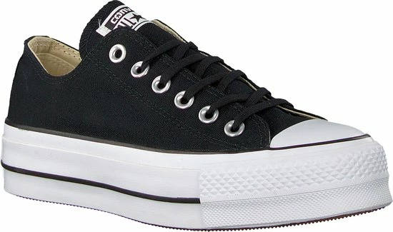 Converse Chuck Taylor All Star Lift Ox Lage Sneakers - Dames - Zwart - Maat 37 34 Converse Chuck Taylor All Star Lift Ox Lage Sneakers - Dames - Zwart - Maat 37 - Afbeelding 32