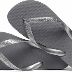 Havaianas Top Tiras Dames Slippers - Steel Grey - Maat 39/40 -Dames-schoenen Verkoop 550x327
