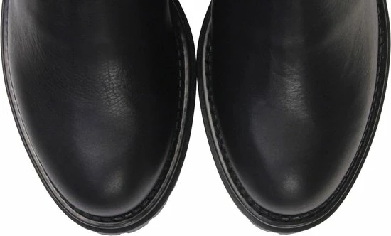 Cashott Vrouwen Leren Chelsea Boots / Laarzen / Damesschoenen 24204 - Zwart - Maat 38 6 Cashott Vrouwen Leren Chelsea Boots / Laarzen / Damesschoenen 24204 - Zwart - Maat 38 - Afbeelding 4