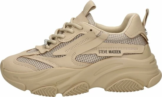 Steve Madden Possession Lage Sneakers - Dames - Beige - Maat 41 4 Steve Madden Possession Lage Sneakers - Dames - Beige - Maat 41 - Afbeelding 2