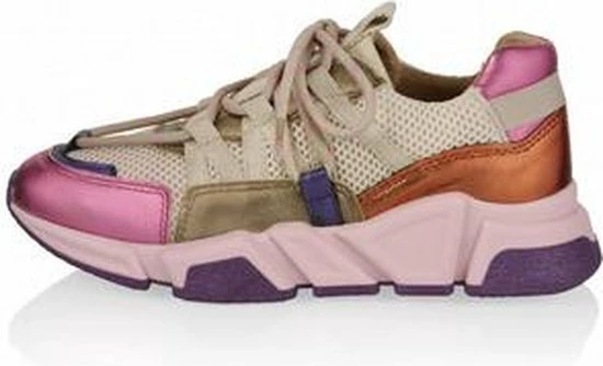 Dames Sneakers Dwrs Los Angeles Purple Beige - Maat 41 8 Dames Sneakers Dwrs Los Angeles Purple Beige - Maat 41 - Afbeelding 6