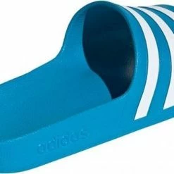 Adidas Slippers - Maat 44.5 - Unisex - Aquablauw - Wit -Dames-schoenen Verkoop 550x336 4