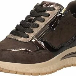Tamaris Sneakers Bruin Synthetisch - Dames - Maat 40 -Dames-schoenen Verkoop 550x337 4