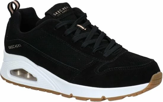 Skechers Uno-Two For The Show Dames Sneakers - Black - Maat 36 17 Skechers Uno-Two For The Show Dames Sneakers - Black - Maat 36 - Afbeelding 15