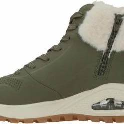 Skechers Uno Rugged Groen Sneakers Dames (167274 OLV) -Dames-schoenen Verkoop 550x344 1
