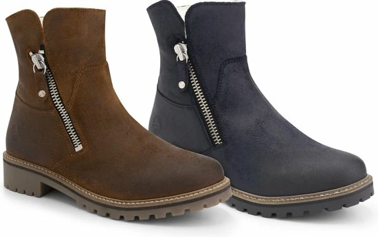 Travelin' Vartae Dames Enkellaarsjes - Winter Boots - Wax Suede Leer - Wol Gevoerd - Cognac - Maat 41 11 Travelin' Vartae Dames Enkellaarsjes - Winter Boots - Wax Suede Leer - Wol Gevoerd - Cognac - Maat 41 - Afbeelding 9